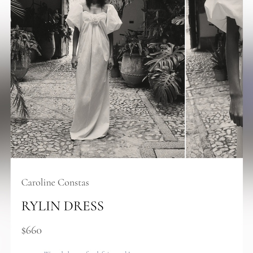 NWT Caroline Constas Rylin Maxi Dress - Picture 2 of 6